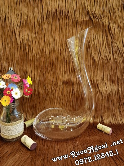 Bình Đựng Rượu Vang - Decanter Dáng Đẹp M12