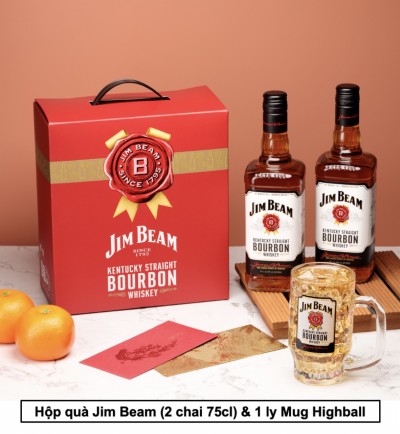 Rượu Jim Beam - Hộp Quà Tết 2022